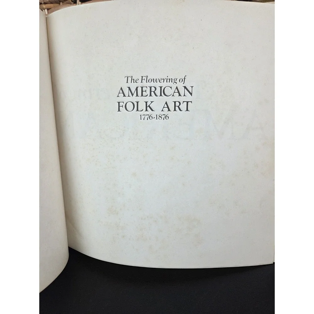 The Flowering of American Folk Art 1776-1876 Lipman Winchester 1974 Hardcover